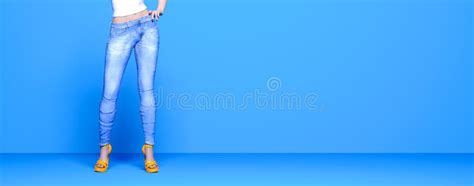 Sexy Girl Blue Jeans Stock Illustrations 212 Sexy Girl Blue Jeans