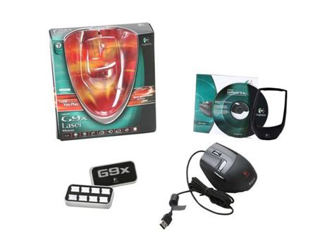 Open Box Logitech G9x Black Wired Laser Gaming Mouse