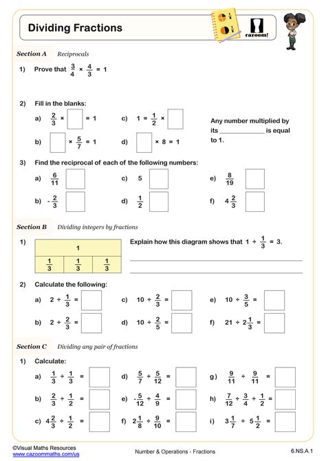 Math Worksheets For Sixth Graders Printable