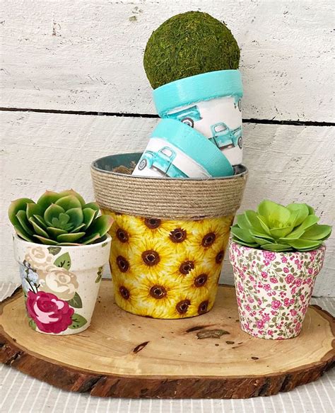 Beautiful Diy Fabric Covered Flower Pots From Dollar Tree In 2022