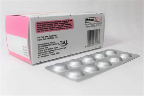 Metoprolol Succinate Extended Release Tablets 25mg Metorol Xl Manufacturers Suppliers
