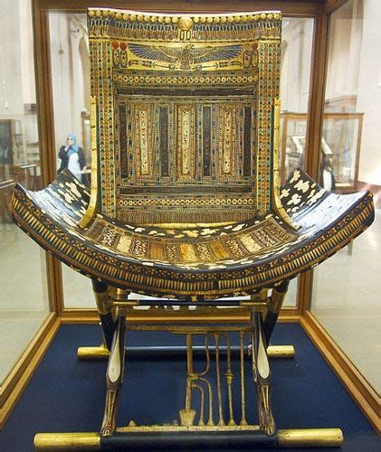 Inlaid Throne Ancient Egyptian Art Cairo Museum Ancient Egypt
