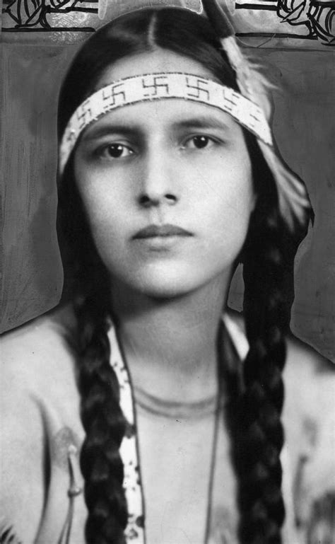 Portrait Of A Native American Sioux Woman Identified As Rosebud Yellow Robe Vik 19