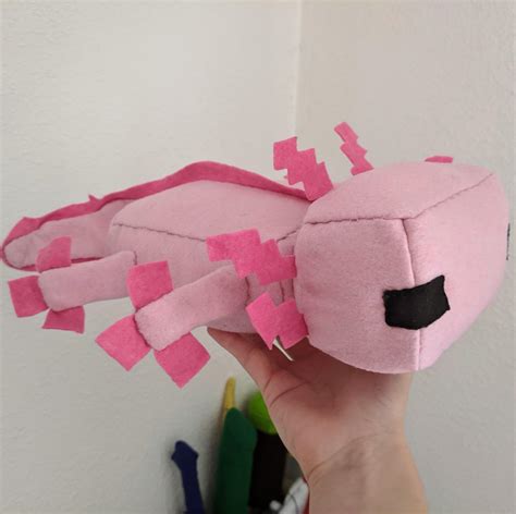 Oc I Made An Axolotl Plushie Rminecraft