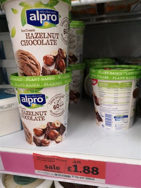 Alpro Dairy Free Hazelnut Chocolate Ice Cream 500ml 1 88 At
