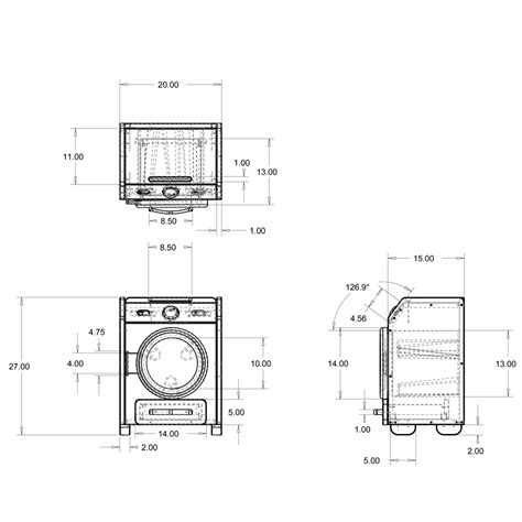 Whether you're doing laundry for one, two or many, we have washers and dryers designed for every size load. Washer And Dryers: Dimensions Of Washer And Dryer