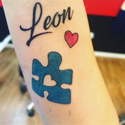 Instead of just waiting for that one day in a year dedicated to showing your support for. Blue Puzzle, Red Heart in 2020 | Autism tattoos, Red heart ...