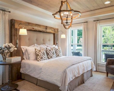 Rustic Bedroom Navy In 2020 Farmhouse Style Master Bedroom Rustic Master Bedroom Master