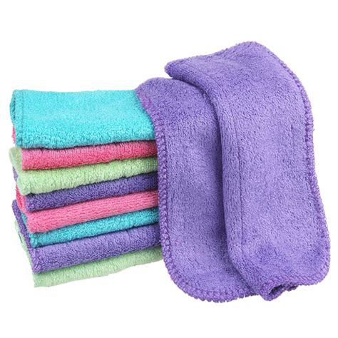 Microfiber Fabric Face Towels Women Solid Bathroom Super Absorbent