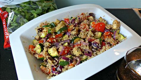 Recept Vegetarische Quinoa Salade Met Gegrilde Groentes Optima Vita