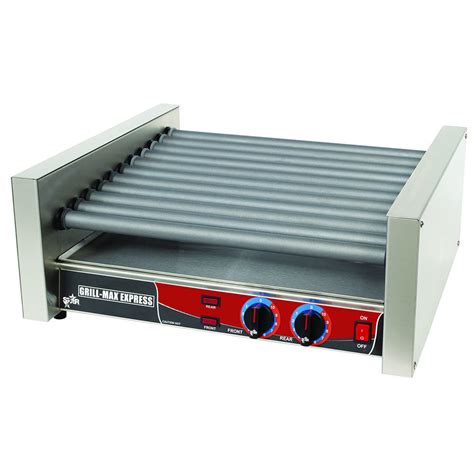 Star Grill Max Express X30s 30 Hot Dog Roller Grill With Duratec Non