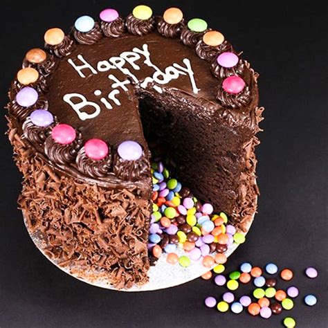 Chocolate Gems Birthday Cake Winni