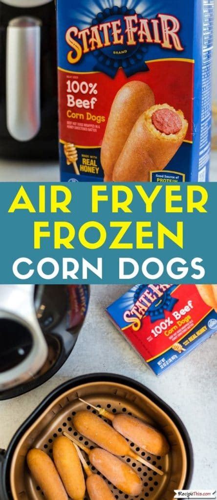 You can also cook frozen hot dogs in the air fryer. Air Fryer Frozen Corn Dogs | Recipe This | Recipe in 2020 ...