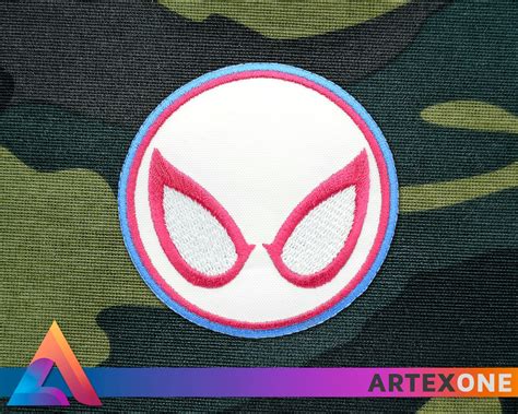 Spider Gwen Gwen Stacy Logo Emblem Iron On Embroidered Patch Etsy