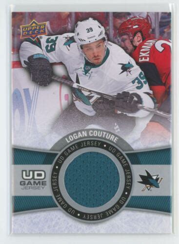 2015 16 Upper Deck Ud Game Jersey Logan Couture Gj Lc Ebay