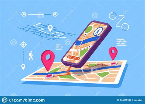 Maps And Location Vector Icon On White Background Flat Vector Maps And