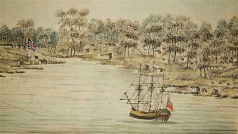 The History Of Sydney The First Fleet First Fleet Aboriginal