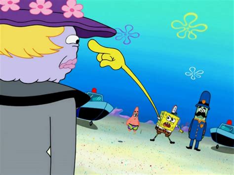 Spongebob Pointing At Woman Spongebob Pointing Accusing Woman