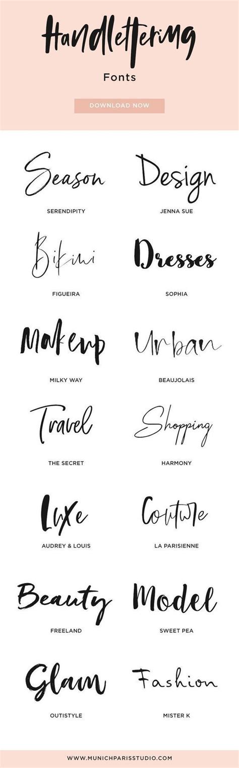 14 Wunderschöne Handbeschriftete Schriften Für Logo And Branding