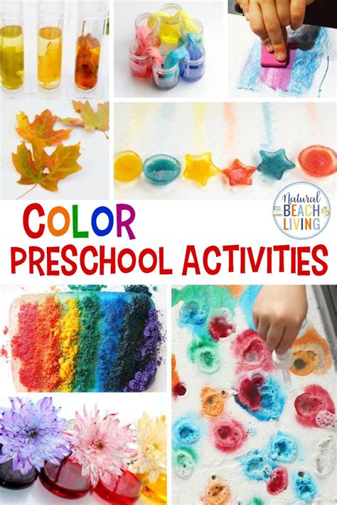 30 Color Preschool Activities For Teaching Colors Natural Beach Living