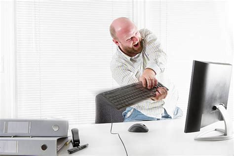 160 Keyboard Smashed By Angry User Stock Photos Pictures And Royalty