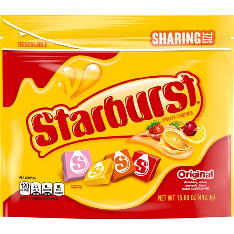 Starburst Original Fruit Chews Chewy Candy Sharing Size 156 Oz Bag
