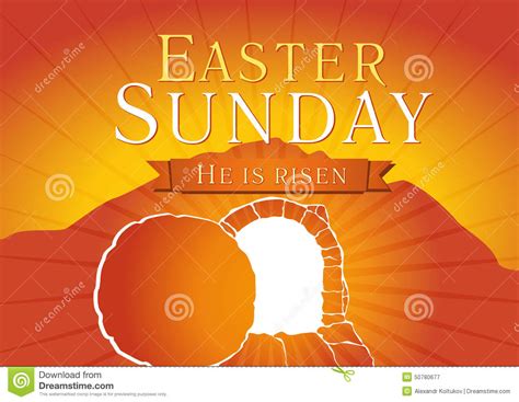 Easter Sunday Calendar Icon Vector Illustration