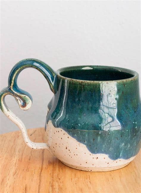 Handthrown Mug Handmade Cup Unique Coffee Mug Stoneware Coffee Tea Hot