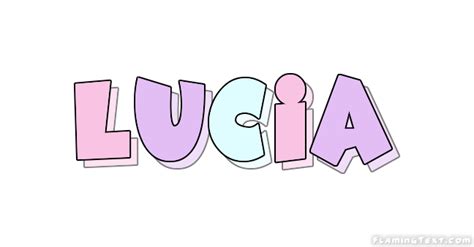 Lucia Logo Herramienta De Diseño De Nombres Gratis De Flaming Text