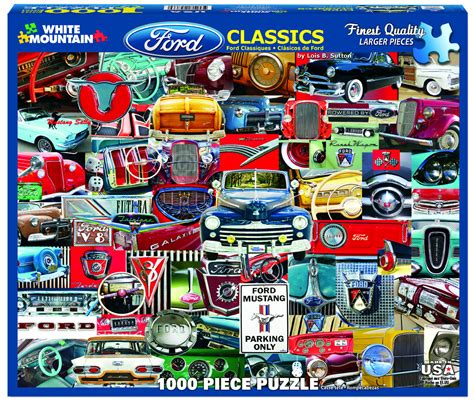 Ford Classics 1000 Pieces White Mountain Puzzle Warehouse
