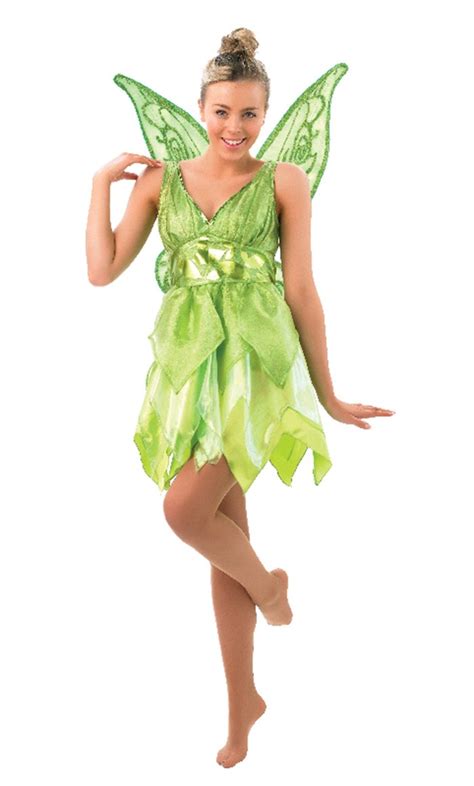 Girls Tinkerbell Costume Kids Disney Peter Pan Fancy Dress Fairytale