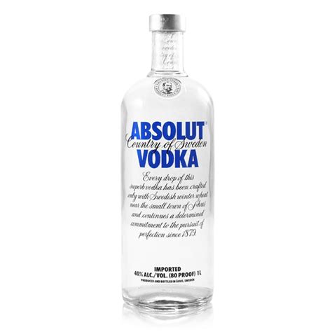 Absolut Blue Vodka 1l Spirits Big Five Duty Free