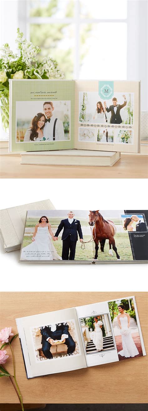 Available in ten timeless leather cover. Personalized, modern wedding photo books by @shutterfly. The premium option features layflat ...