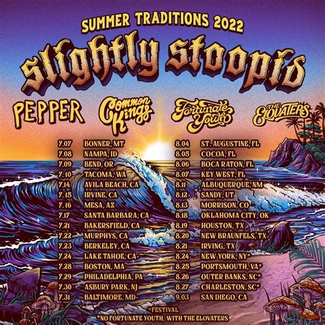 Slightly Stoopids Summer Traditions Tour Starts Next Month