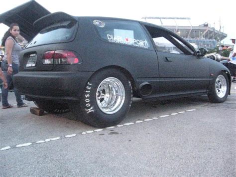 You Have To See This Twin Turbo 60 Powerstroke Civic Hatchback Swap
