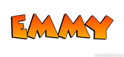 Emmy Лого Бесплатный инструмент для дизайна имени от Flaming Text