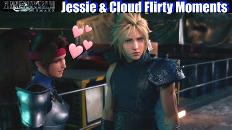 Ffvii Jessie And Cloud Flirty Moments And Teases Final Fantasy Vii Remake