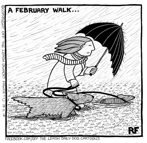 Off The Leash Dog Cartoons Off The Leash A February Walk