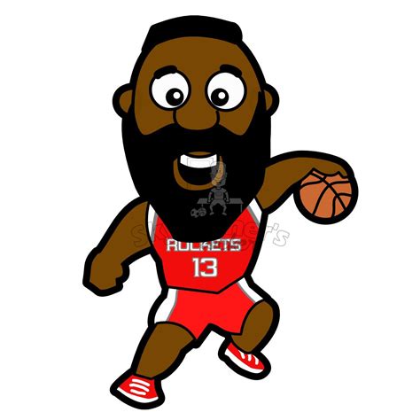 James Harden Cartoon Baller Skybachers Locker