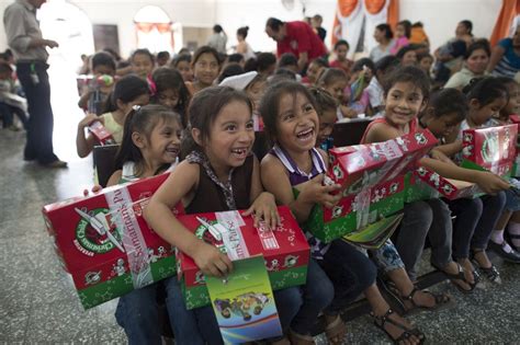 Over these 19 years we have collected 25,703 shoe boxes. occ_landing_page_share.jpg