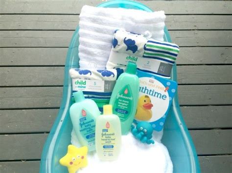 Baby joy baby folding bathtub. How to make a baby bathtub into a baby bundle gift | Baby ...