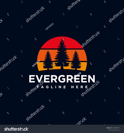 Tree Evergreen Logo Pine Tree Logo