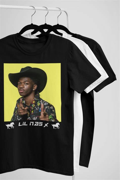 Is your network connection unstable or browser outdated? Lil Nas X Old Town Road T-Shirt - newgraphictees.com Lil ...
