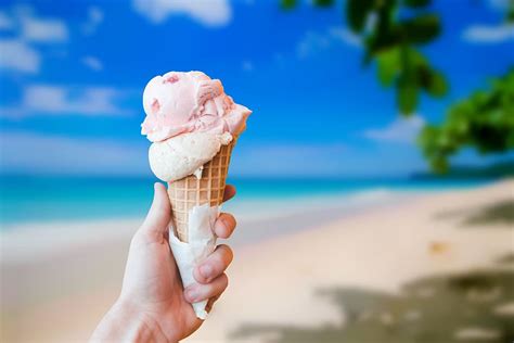 Summer Holiday Beach Warm Sunny Hot Tropical Ice Cream