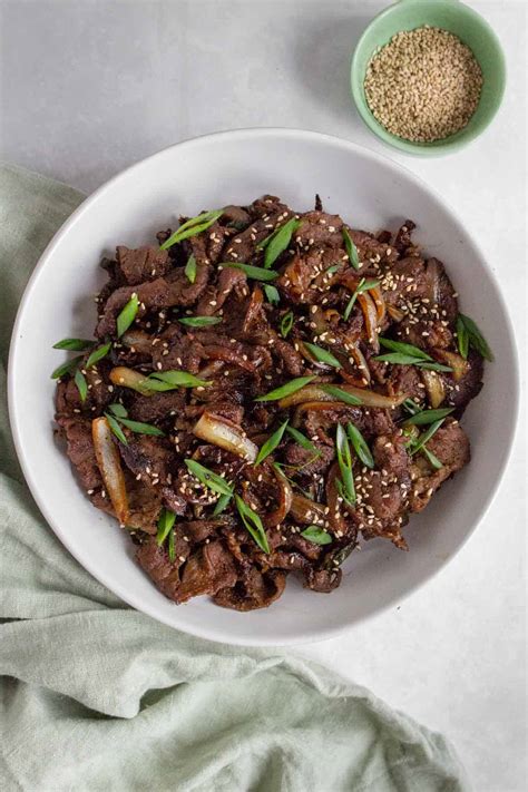 Bulgogi Korean Bbq Beef Carmy Easy Healthy Ish Recipes