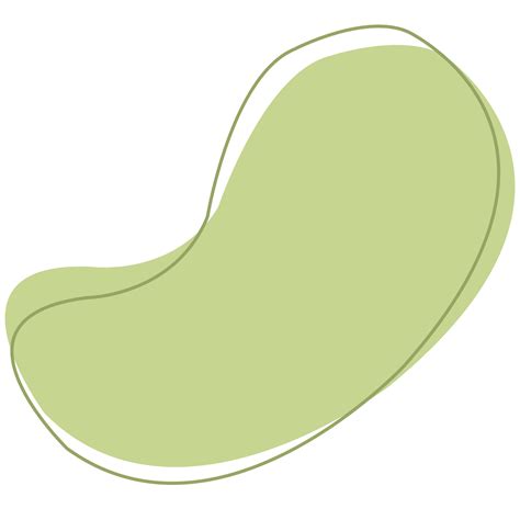 Abstract Light Green Blob Element 9376703 Png