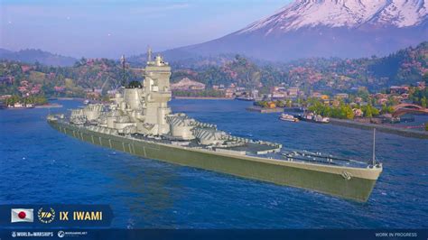 World Of Warships Supertest Japanese Premium Tier Ix Battleship Iwami