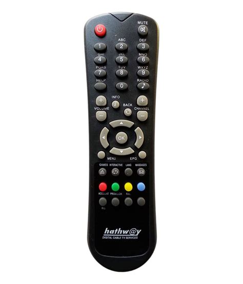 Buy Hathway Set Top Box Remote Cas 21 Remote Online At Best Price In