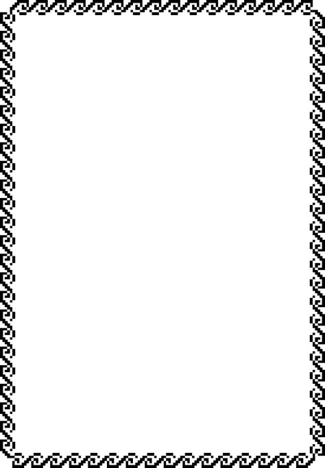 Plain Sheets Of Paper With A Childs Border Around It png image