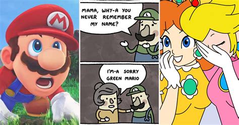 Mario S Authentic Accent Mario Funny Mario Comics Sup
